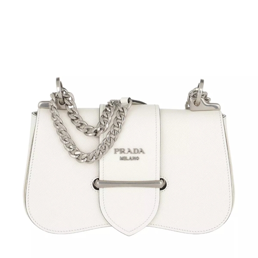 Prada Sidonie Shoulder Bag Leather White 1 Cross body-väskor