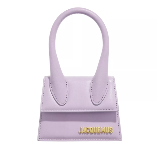 Jacquemus Le Chiquito Top Handle Bag Leather Lilac Mikrotasche