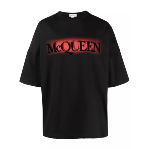 Alexander McQueen Black Limelight Logo T-Shirt Black 