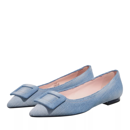 Roger Vivier Gommettine Ballerinas In Nappa Leather Blue Ballerina