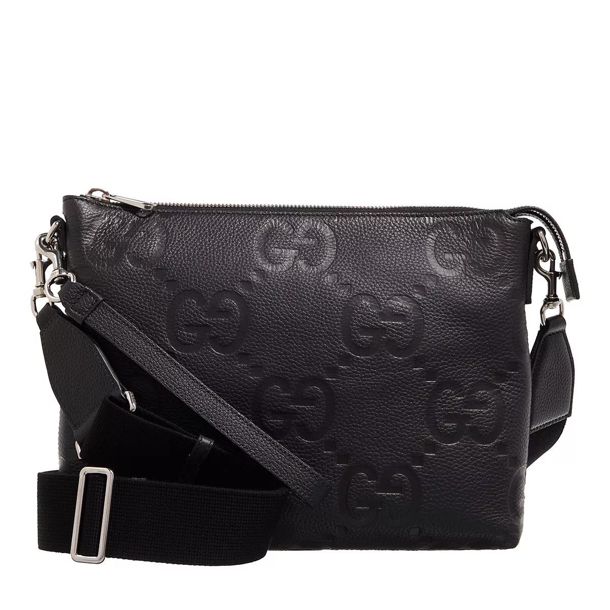 Gucci messenger cheap bag black leather