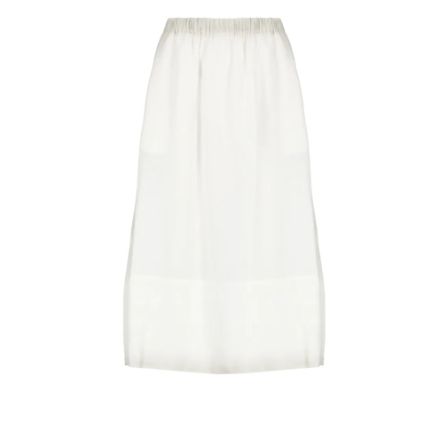Fabiana Filippi Jupes midi White Linen Skirt White