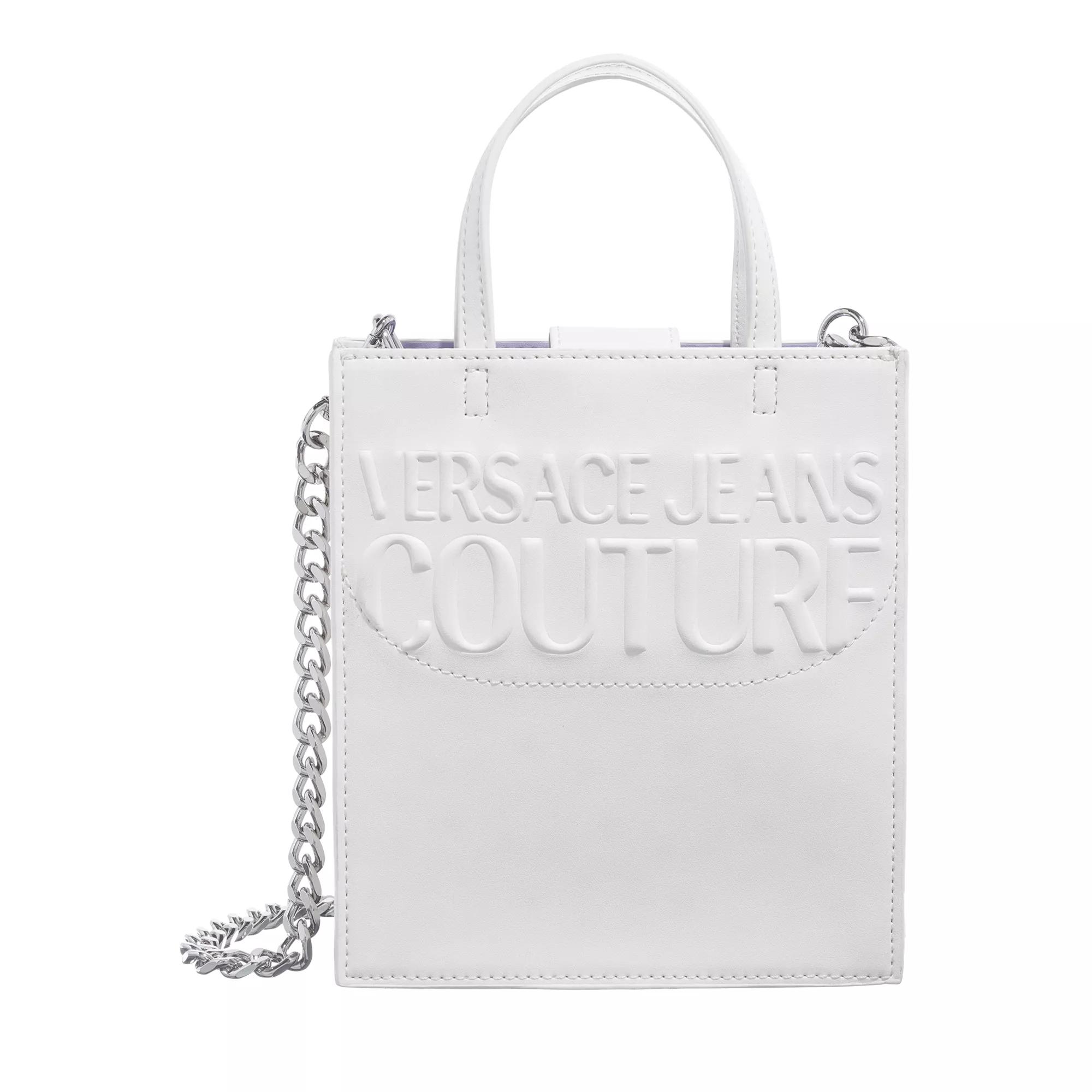 Versace Jeans Couture Institutional Logo White | Crossbody Bag