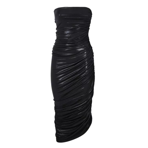 Norma Kamali Asymmetric Dress Black 