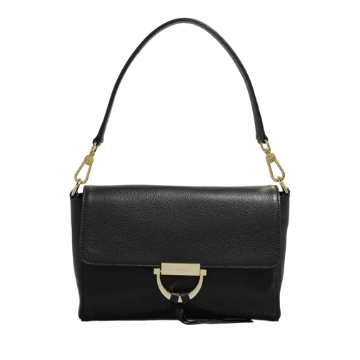 Abro Schultertasche Temi/ Black/Gold  Black/Gold Borsa a tracolla