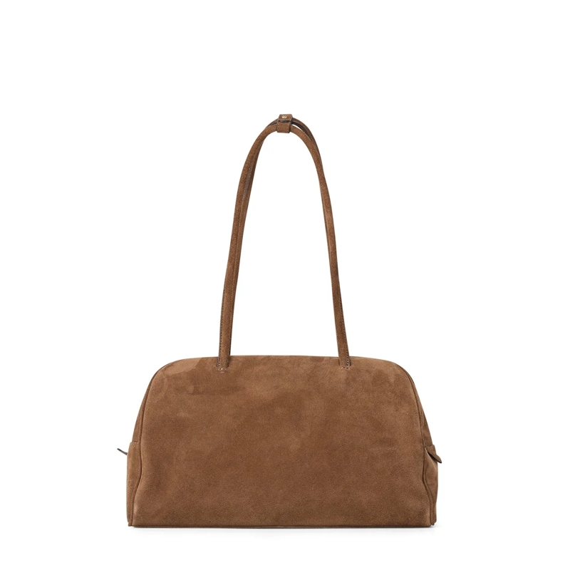 Abro Crossbodytas Schultertasche Amara aus Veloursleder braun(Image 2)