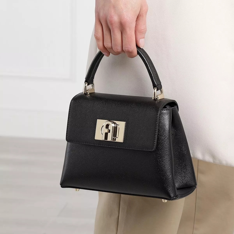 Furla Satchel Furla 1927 Mini Top Handle Nero(Image 3)