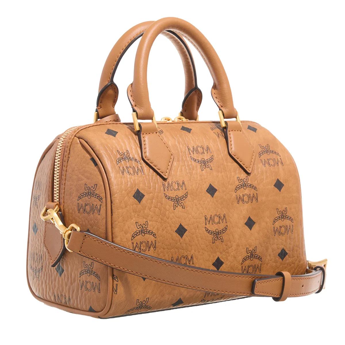 MCM Bowlingtassen Ella Boston Small in cognac