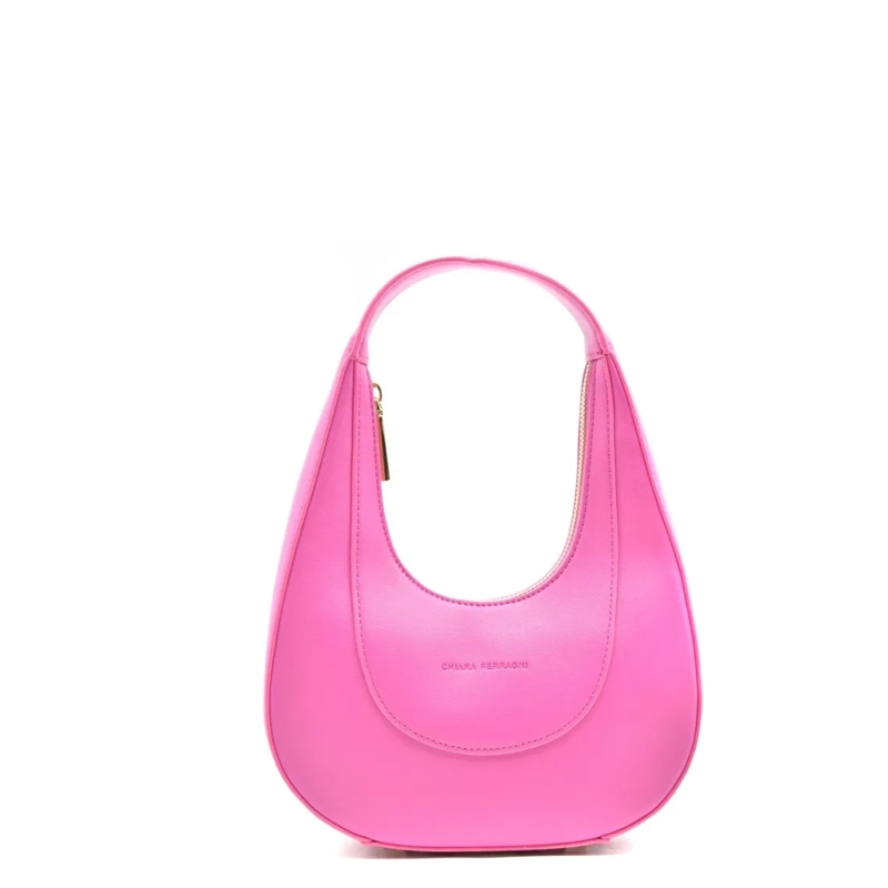 Chiara Ferragni Schultertasche Shoulder Bag With Sleek Design And Functional Zipp Pink
