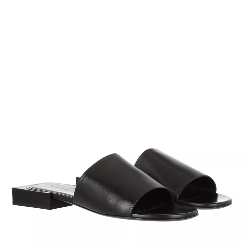 Balenciaga Slides Box Mule Black/Gold