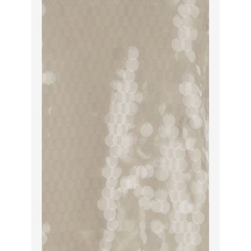Niccolò Pasqualetti Blusen Nylon Top With Sequin Pattern Neutrals (Image 3)