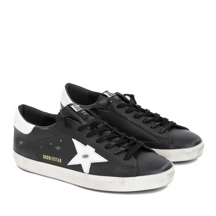 Golden Goose Superstar Sneakers Black Low Top Sneaker