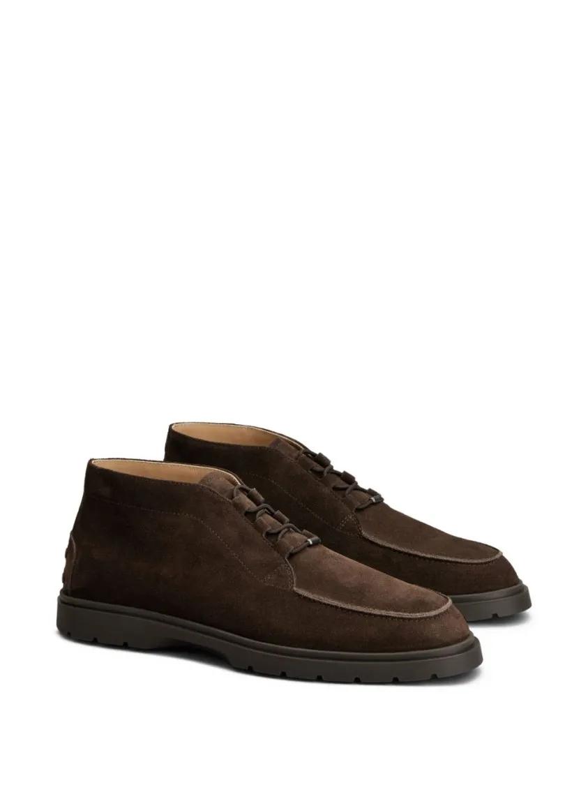 Thumbnail - Polacchino Laced Shoes With Logo - Gr. 10 - in Schwarz