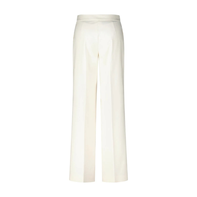 Max Mara Casual broeken Weite Stoffhose Orche weiß(Image 2)