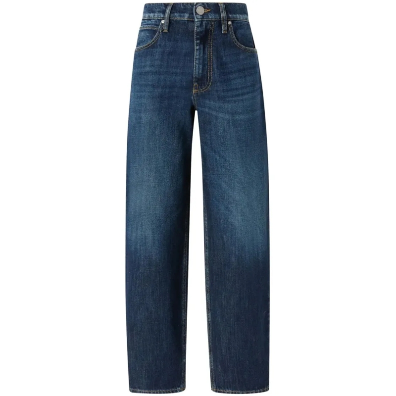 Pinko Jeans High-Waisted Straight Jeans Blue