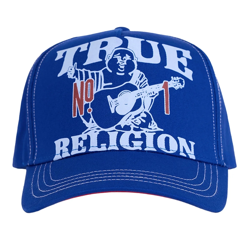 True Religion Hut - Verstellbare Riemen am Hinterkopf- Verstärktes  blau