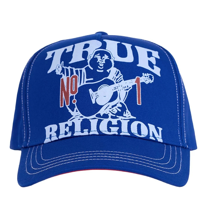 True Religion Hut - Verstellbare Riemen am Hinterkopf- Verstärktes  blau(Image 4)
