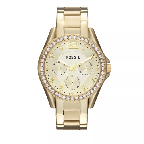 Fossil ES3203 Riley Watch Gold Multifunction Watch