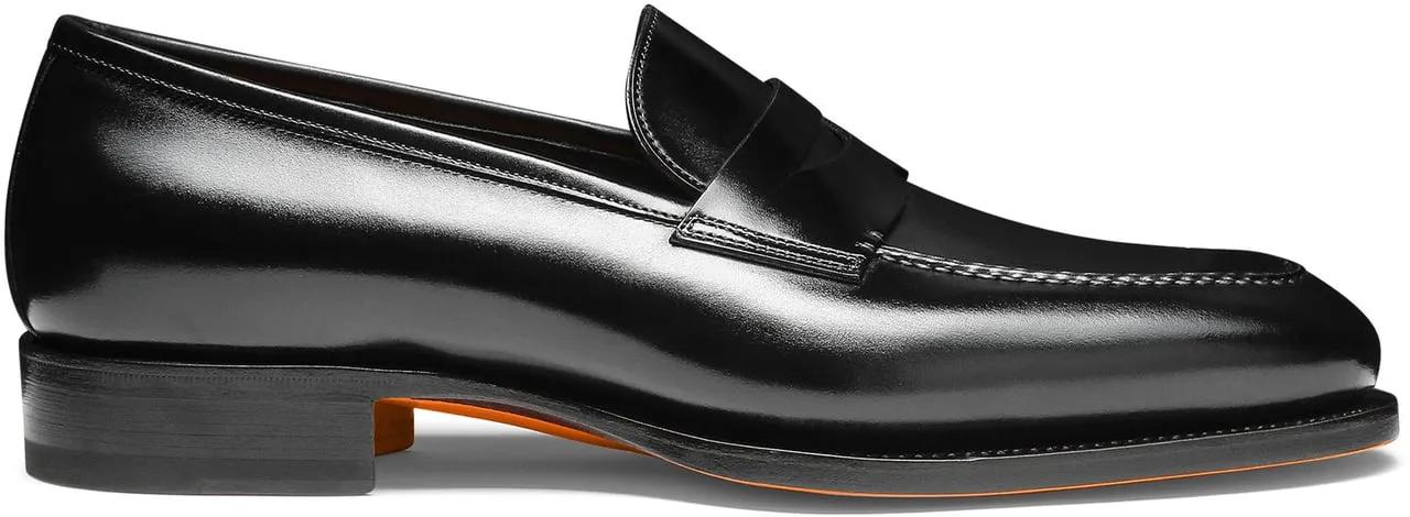Santoni Loafer - Men's penny loafer - Gr. UK_7 - in Weiß - für Herren