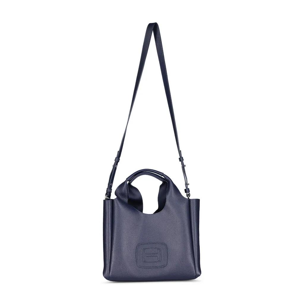 Hogan Crossbody Bags - Schultertasche mit dezentem Logo - Gr. unisize - in Blau - für Damen