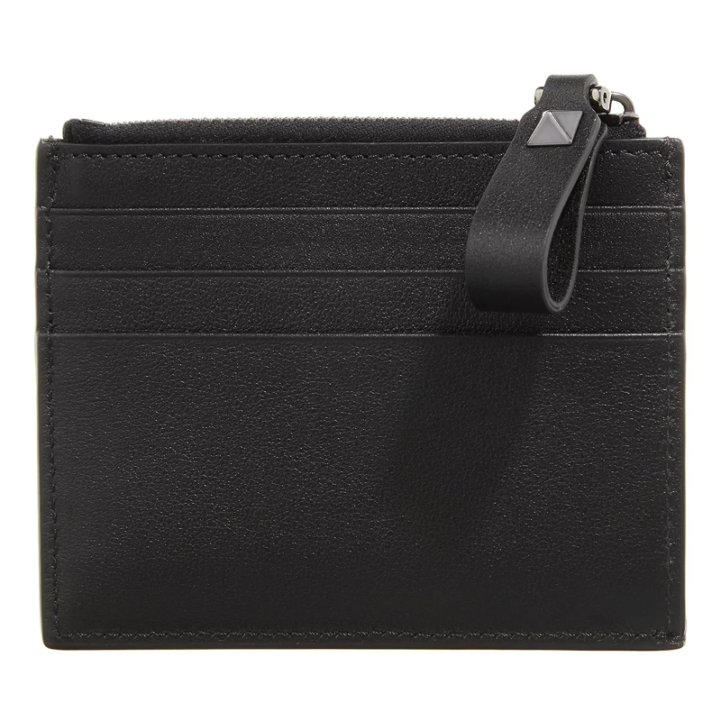 Valentino Garavani Kartenhalter Rockstud Coin Card Holder Nero