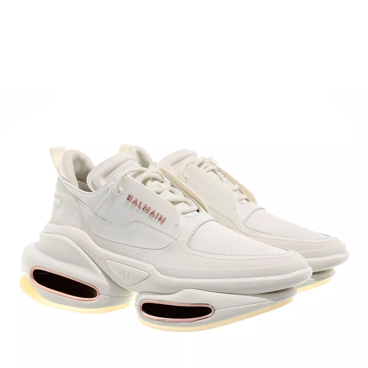 Balmain B-Bold Low Sneakers White | plateausneaker