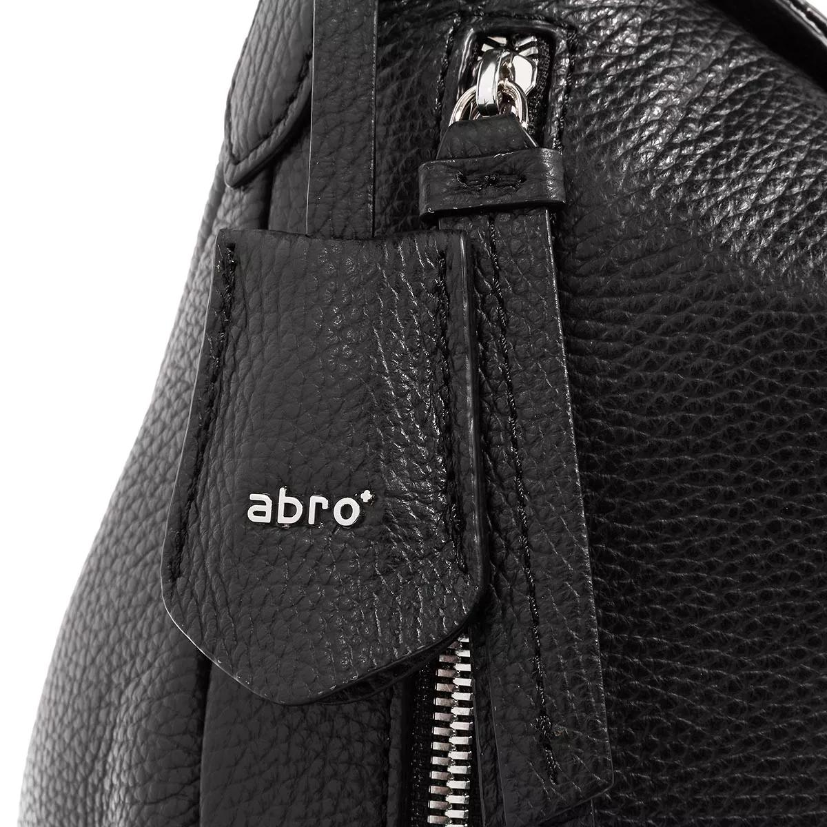 abro Hobo bags Beutel Juna Small Nos Black Nickel in zwart
