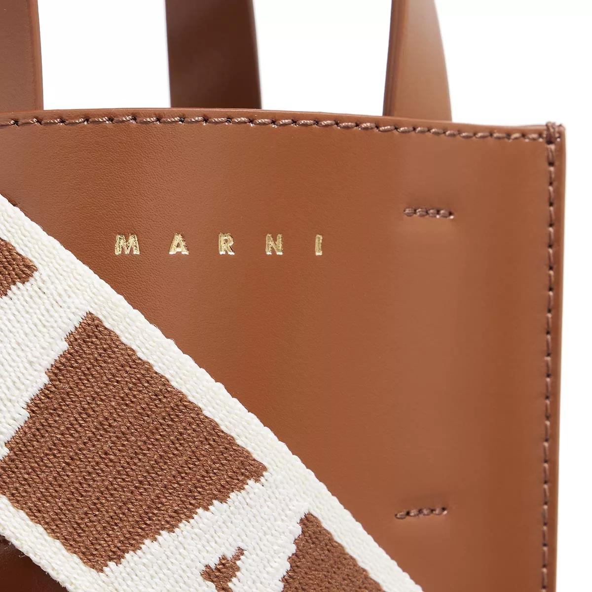 Marni Shoppers & Totes Museo Bag Nano in bruin
