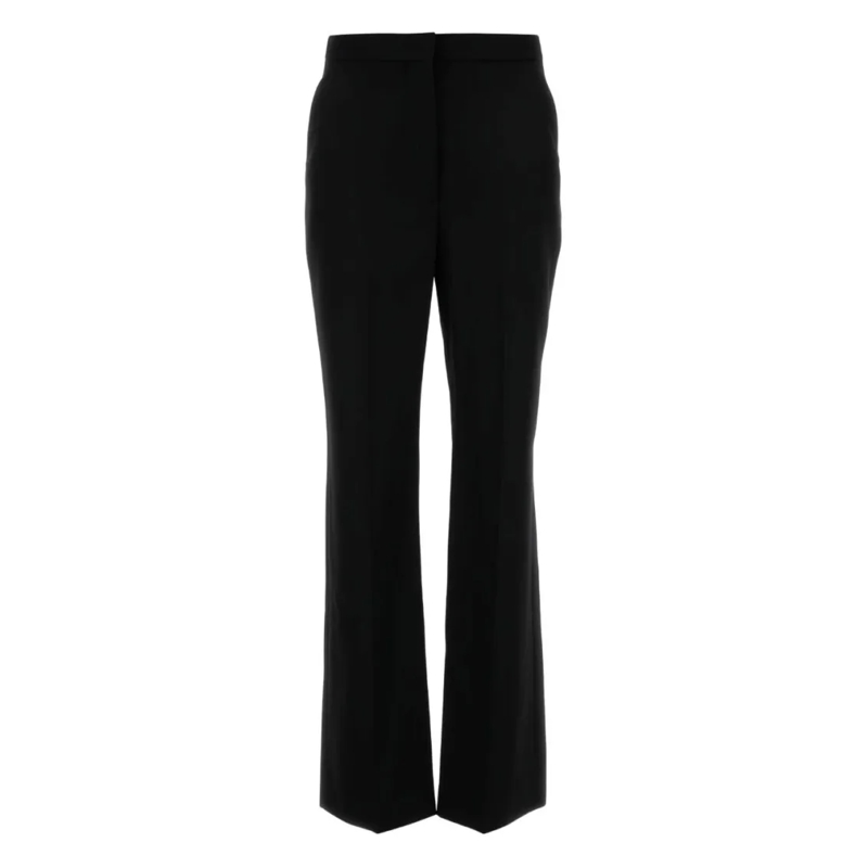 Givenchy  Flared Leg Wool Trousers Black
