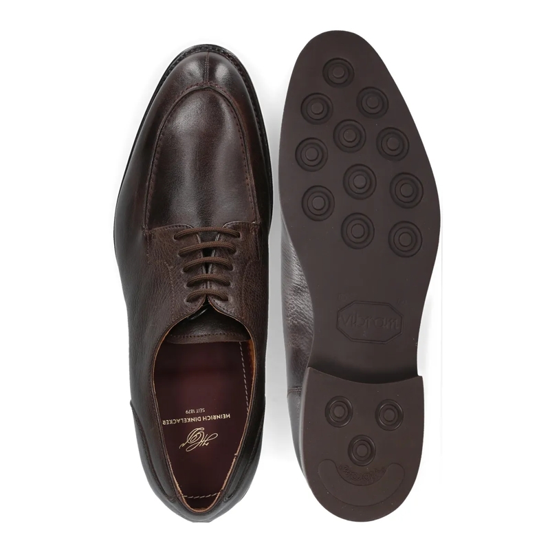 Heinrich Dinkelacker Schoenen Schnürer Genf Norweger N- Moderne Norweger-Silho dunkel-braun(Image 4)