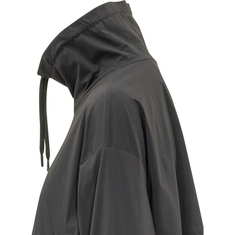 Herno Übergangsjacke Giubbotto con Cappuccio e Coulisse dunkelgrau(Image 4)