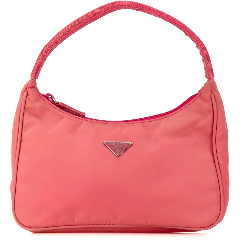 Prada Sac à bandoulière Tessuto Shoulder Bag rose