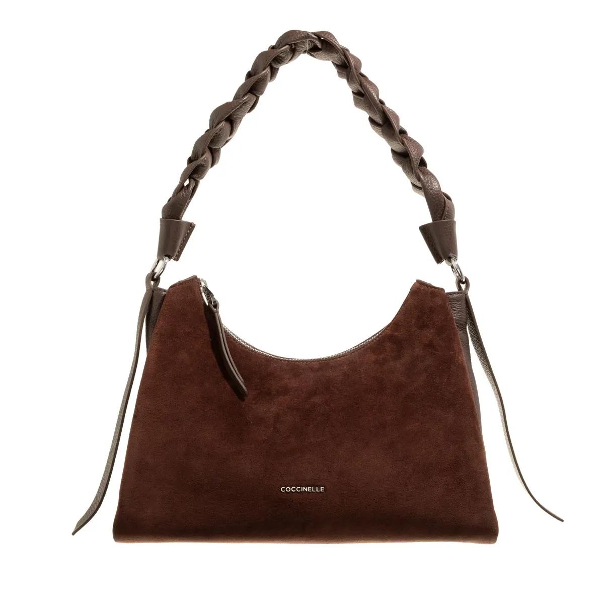 Coccinelle Women's Brown Crossbody Bags - Boheme Suede - Crossbody Bags For Unisize