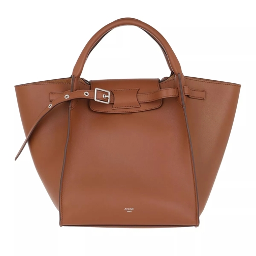 Celine Small Big Bag With Long Strap Leather Tan Tote