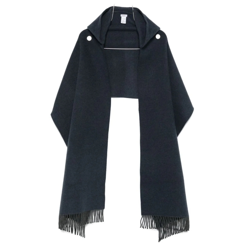 Brunello Cucinelli Wollschal Scarfs Blue blau