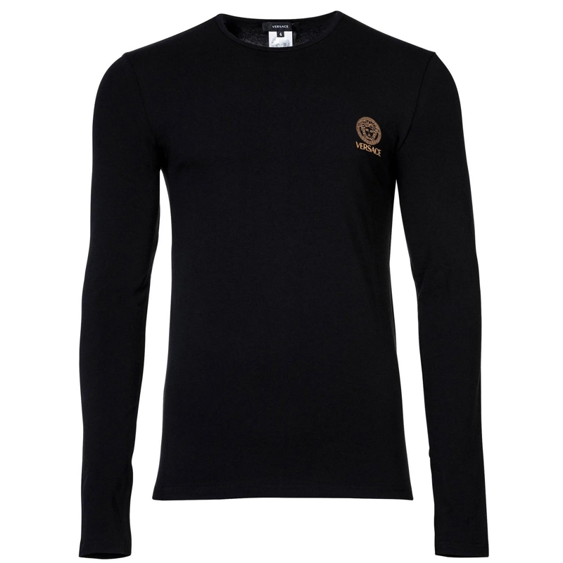 Versace Hemd T-SHIRT BI-PACK JERSEY TOPEKA BI-STRETCH COTTON OR schwarz(Image 2)