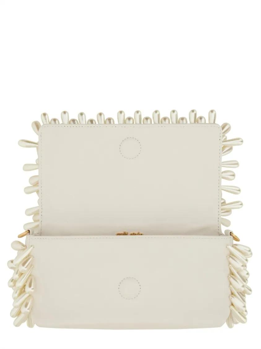 Cult Gaia Clutches "Pearl" Bag in beige