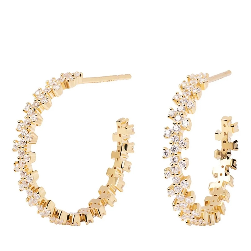 PDPAOLA Creolen Crown Earrings Gold