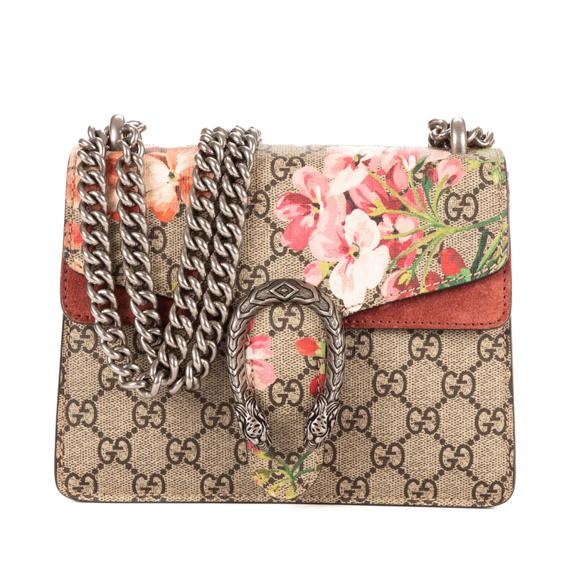 Gucci Crossbody Bag Blooms Dionysus Mini beige