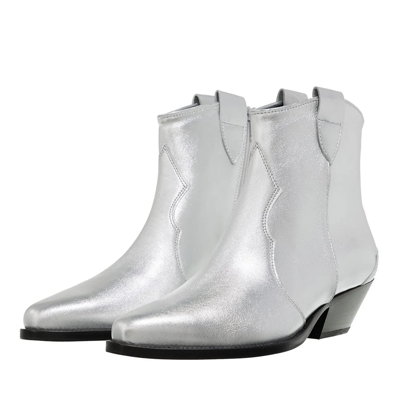 Kennel & Schmenger Stiefeletten Rider Metalic calf silver