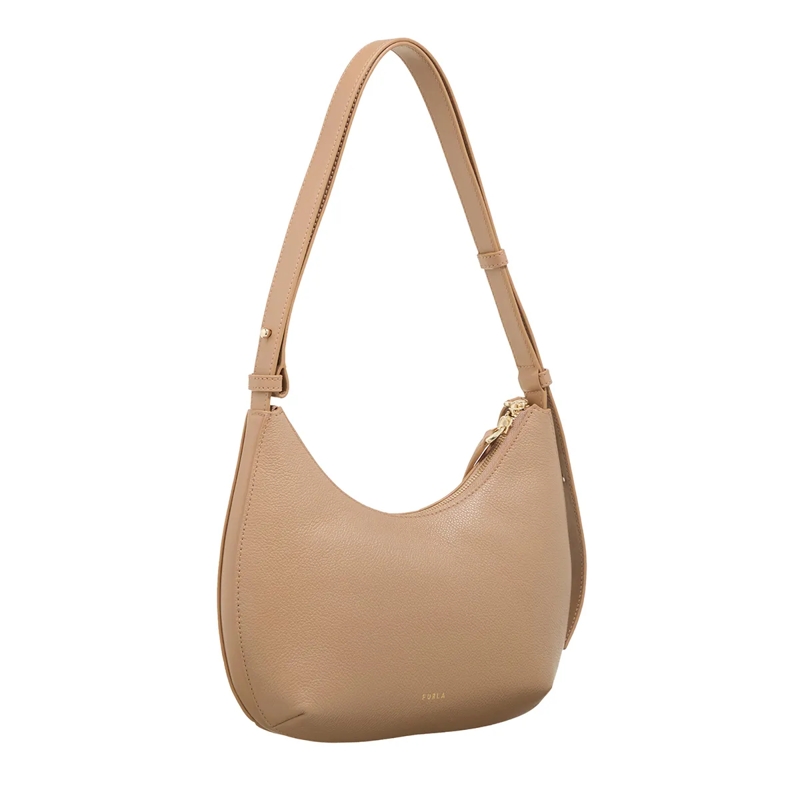 Furla Hobo Bag Furla Goccia S Shoulder Bag Deserto(Image 3)