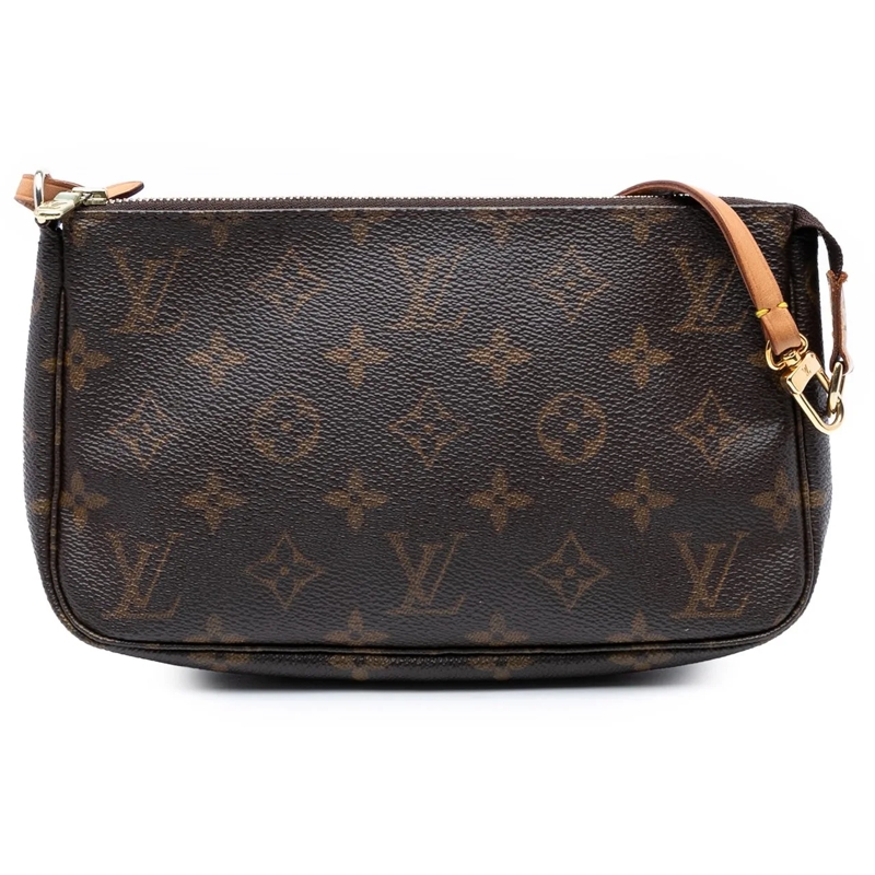 Louis Vuitton Schultertasche Monogram Pochette Accessoires braun