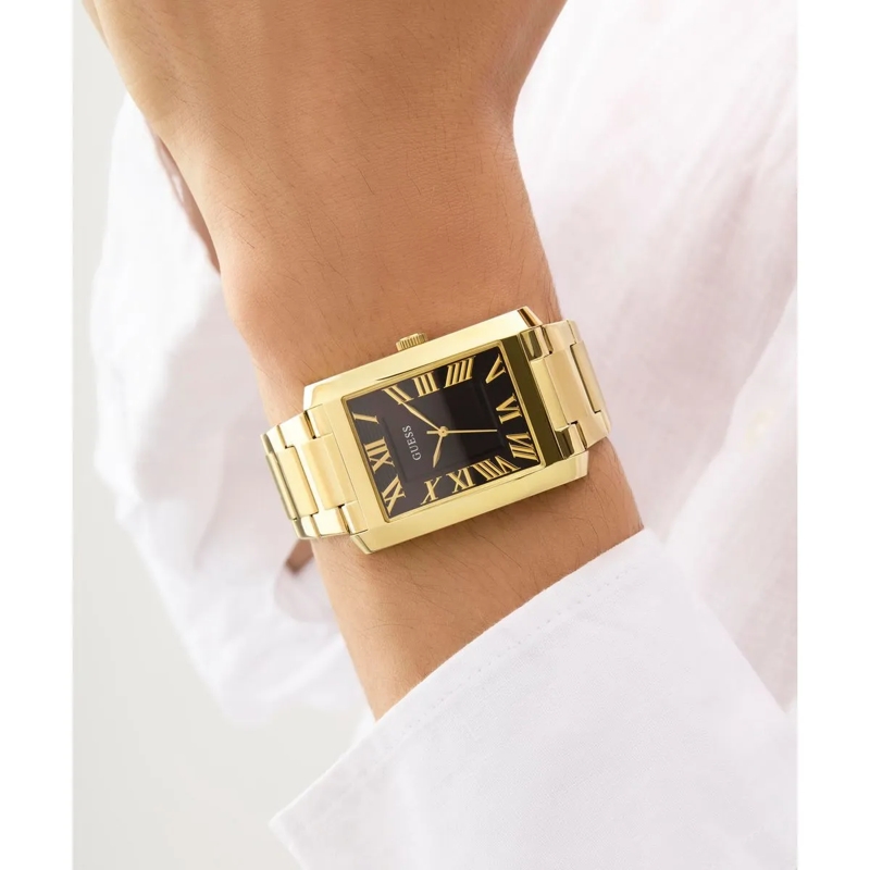 Guess Quarzuhr Quarz-Analoguhr Clyde gold(Image 4)