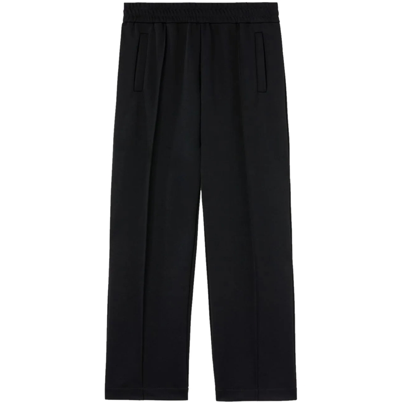 Palm Angels Freizeithose Back Curved Logo Track Pants Black