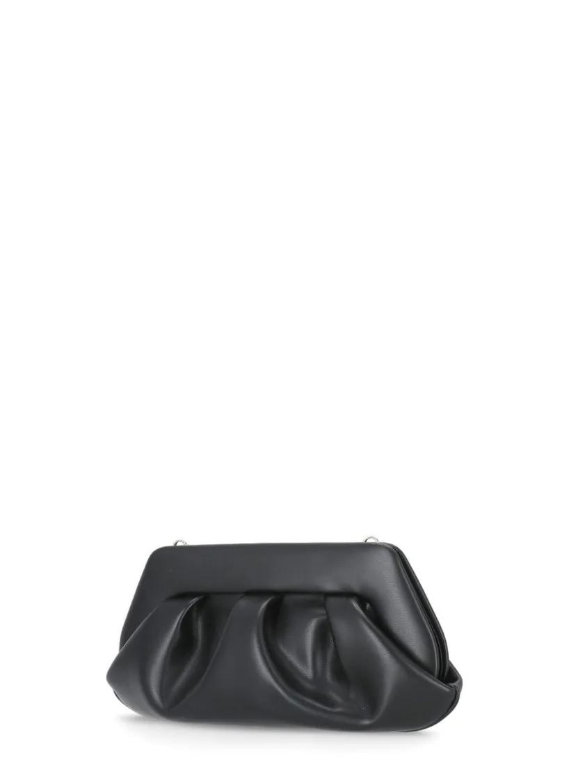 Themoirè Hobo bags Black "Emera" Vegan Leather Shoulder Bag in zwart