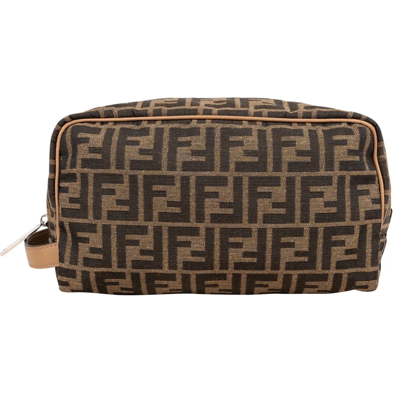 Fendi Tote Fendi FF Monogram Toiletry Bag braun