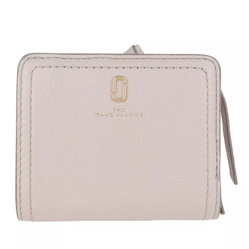 Marc Jacobs The Softshot Mini Compact Wallet Cream Bi-Fold Wallet