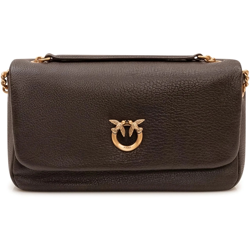 Pinko Schultertasche Click Soft Borsa con Catena braun
