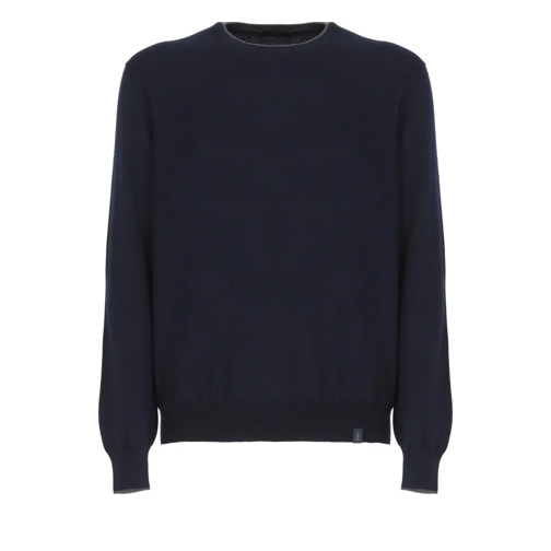 Fay Pullover Virgin Wool Sweater Blue