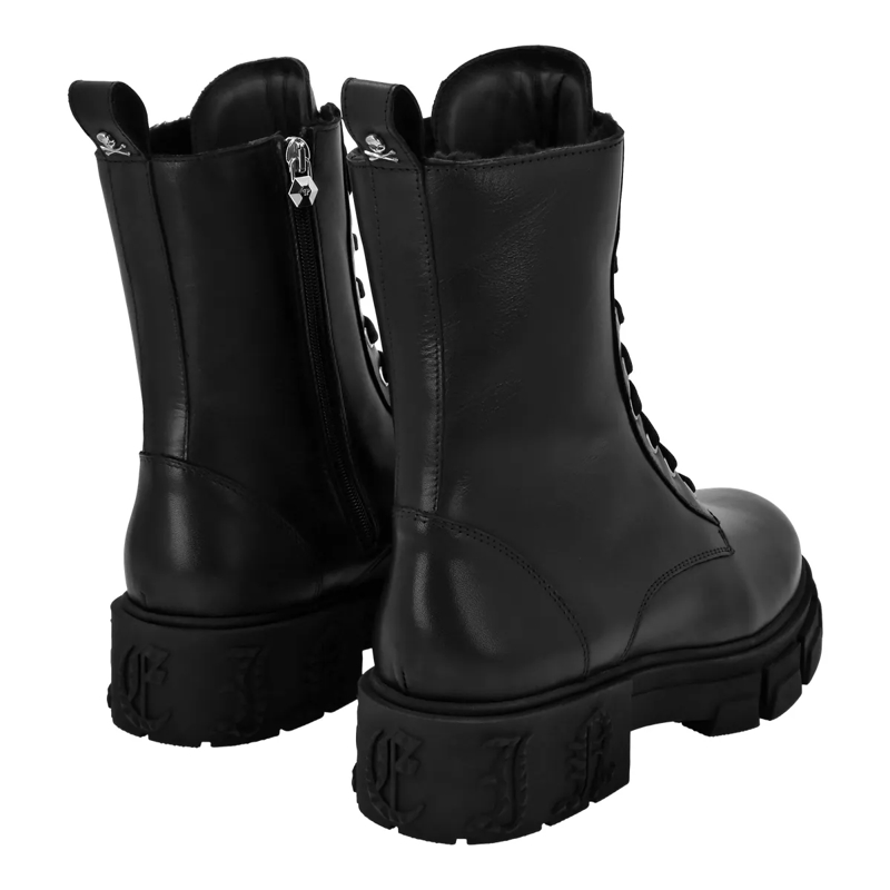 Philipp Plein Schnürstiefel Stiefel Gothic Plein schwarz(Image 2)